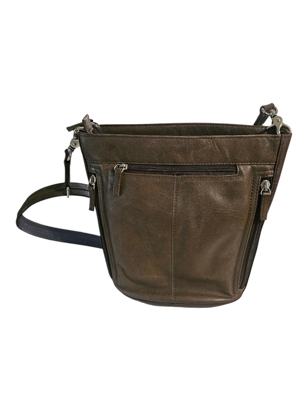 Gun Tote'n Mamas Leather Shoulder Bucket Bag - Casual Crossbody